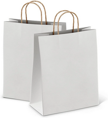 Premium White Paper Bags